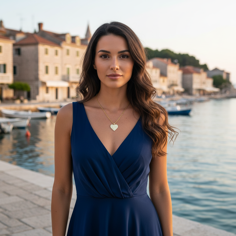 Lošinj Pendant Collection in 18K Gold