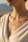 18K Gold Singapore 16in Necklace | Bellamare Jewelry