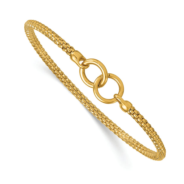 18K Gold Italian Mesh Bracelet | Bellamare Jewelry