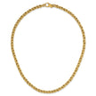 18K Gold Italian Textured Rope Necklace | Bellamare Jewelry
