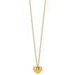 18K Gold Italian Heart Necklace | Bellamare Jewelry