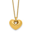 18K Gold Italian Heart Necklace | Bellamare Jewelry