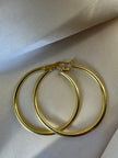 18K Gold 2MM Hoop Earrings | Bellamare Jewelry