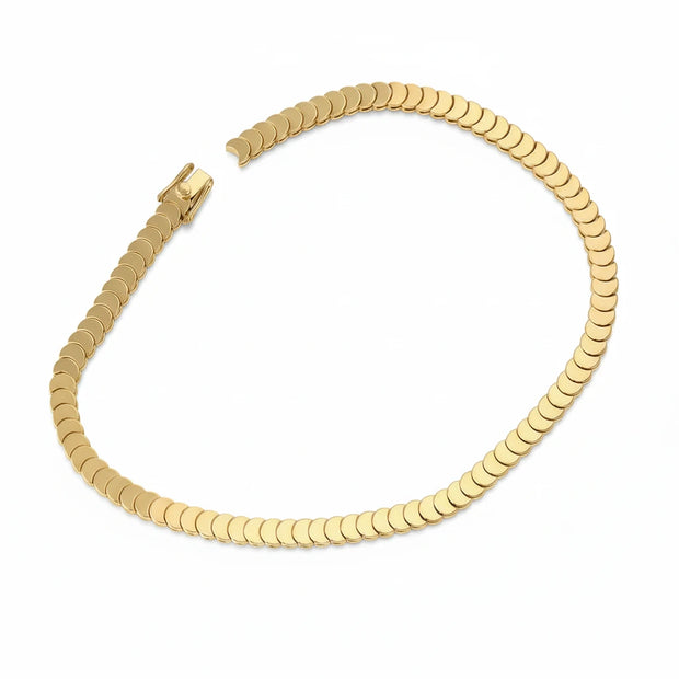 18K Gold Sleek Diamond Bracelet | Bellamare Jewelry