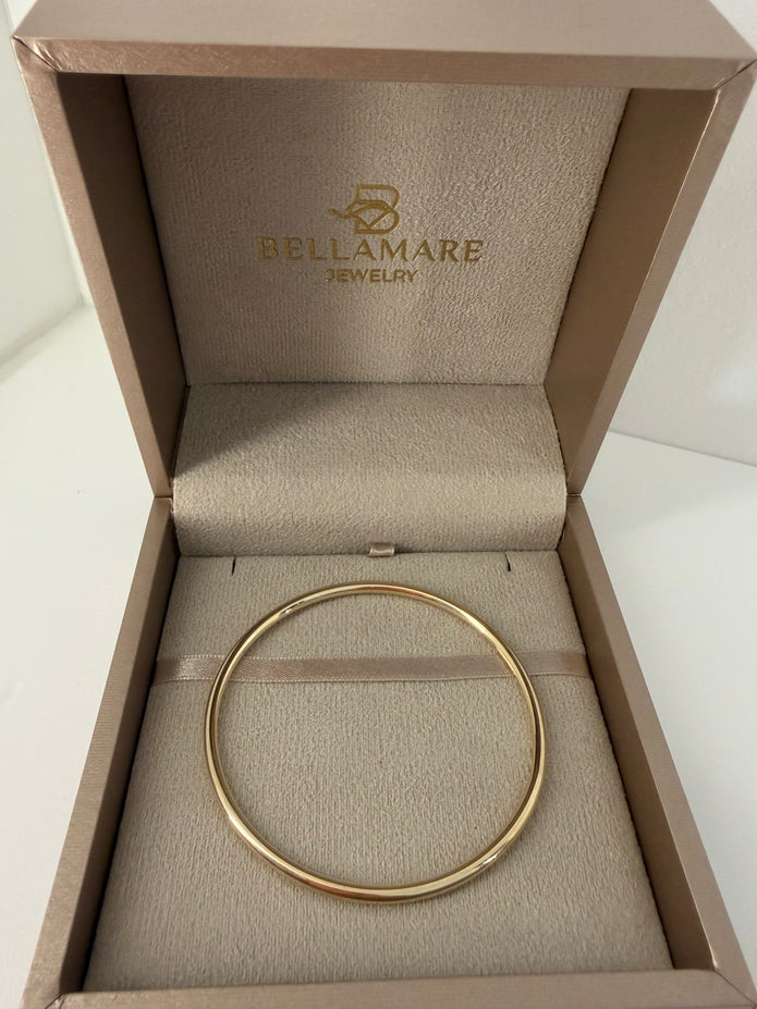 18K Gold Bella Bangle 2.9mm
