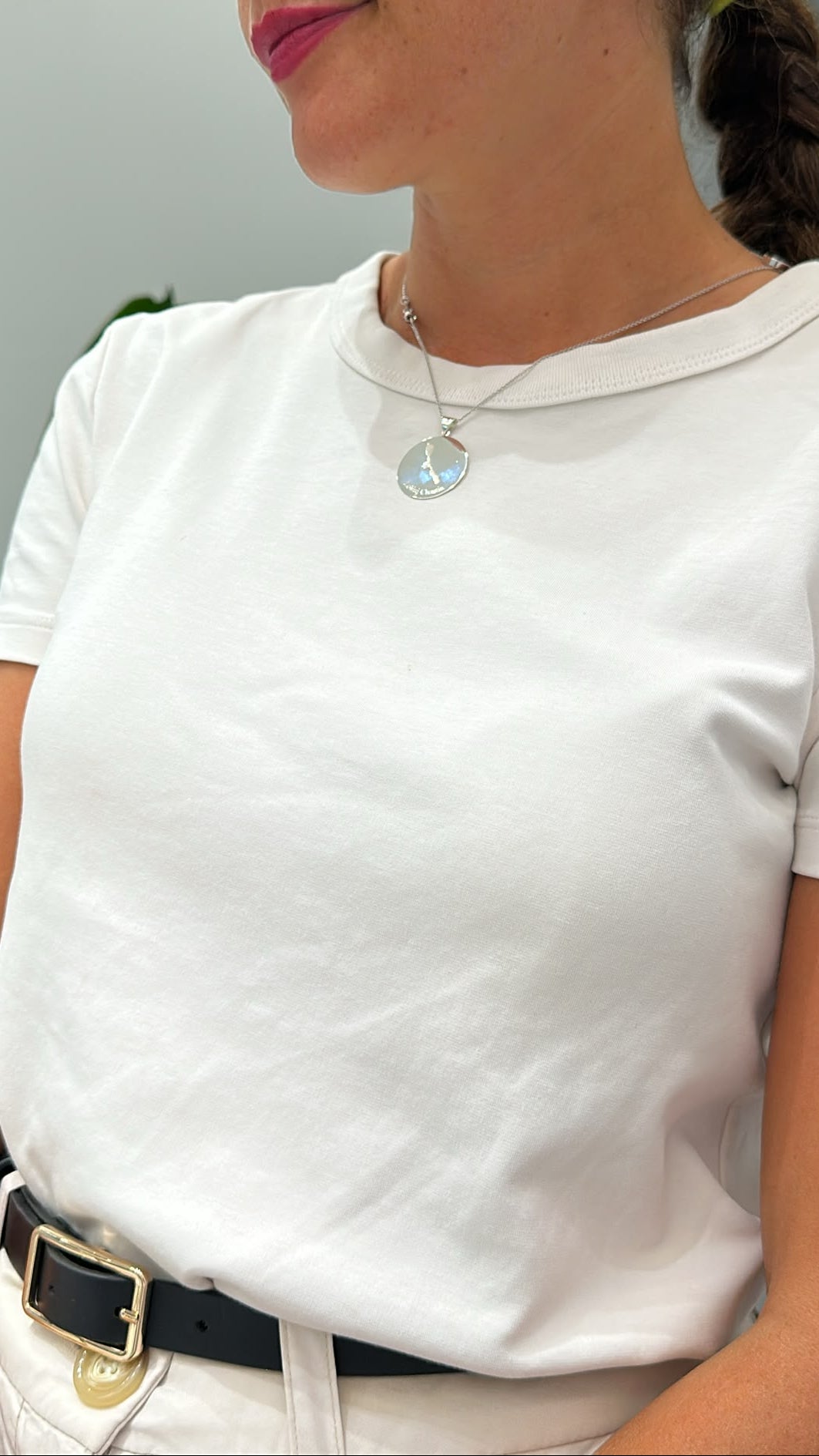 Lošinj Silver Round Pendant