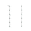 18K Gold Bezel-Set Diamond Drop Earrings| Bellamare Jewelry