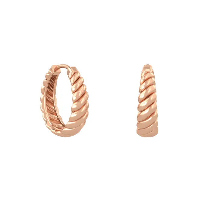 18K Gold Bella Hoop Earrings | Bellamare Jewelry