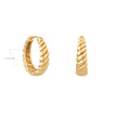 18K Gold Bella Hoop Earrings | Bellamare Jewelry