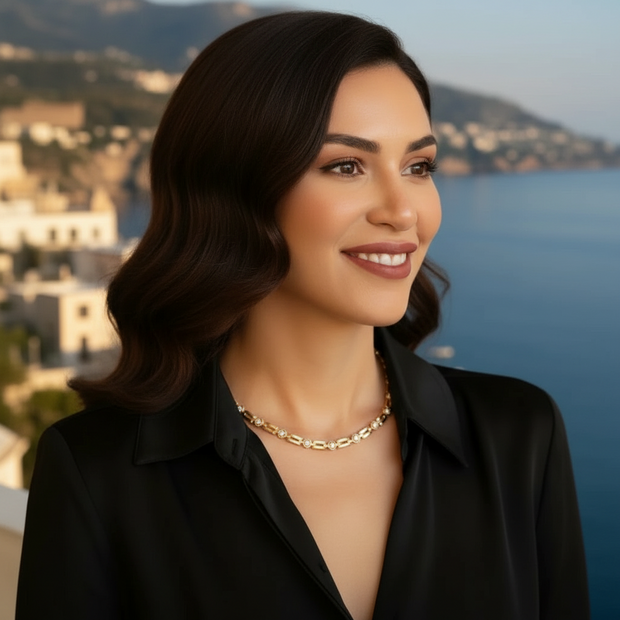 18K Mare Luxe Diamond Necklace | Bellamare Jewelry