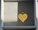 18K Gold Lošinj Matte Heart Pendant