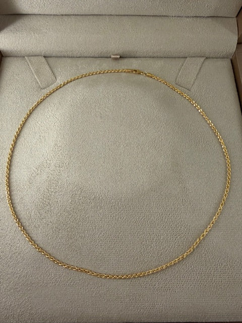 18K Gold Rope 17.5in Necklace | Bellamare Jewelry