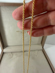 18K Gold Rope 17.5in Necklace | Bellamare Jewelry