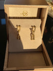 18K Gold Paper Clip Earrings | Bellamare Jewelry