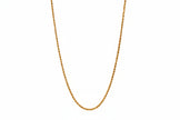 18K Gold Rope 17.5in Necklace | Bellamare Jewelry