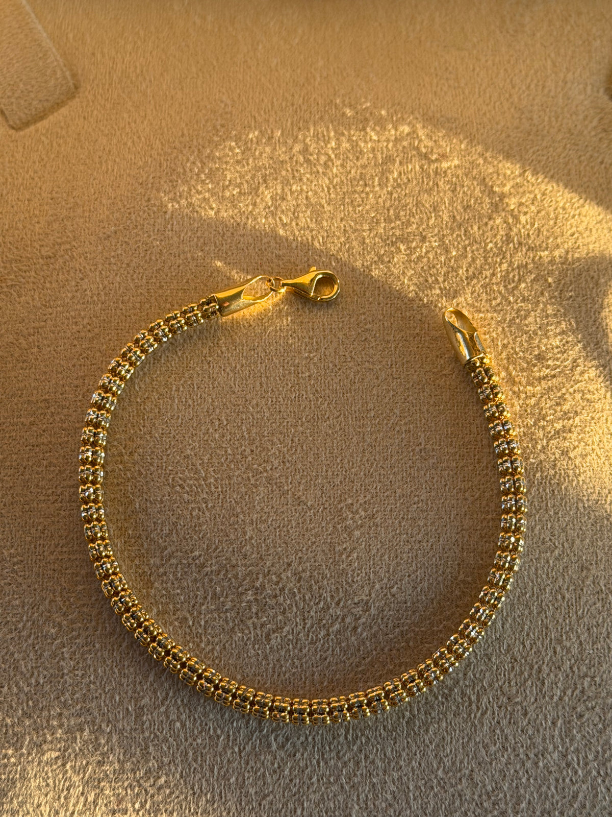 18K Gold Moon Ice Bracelet