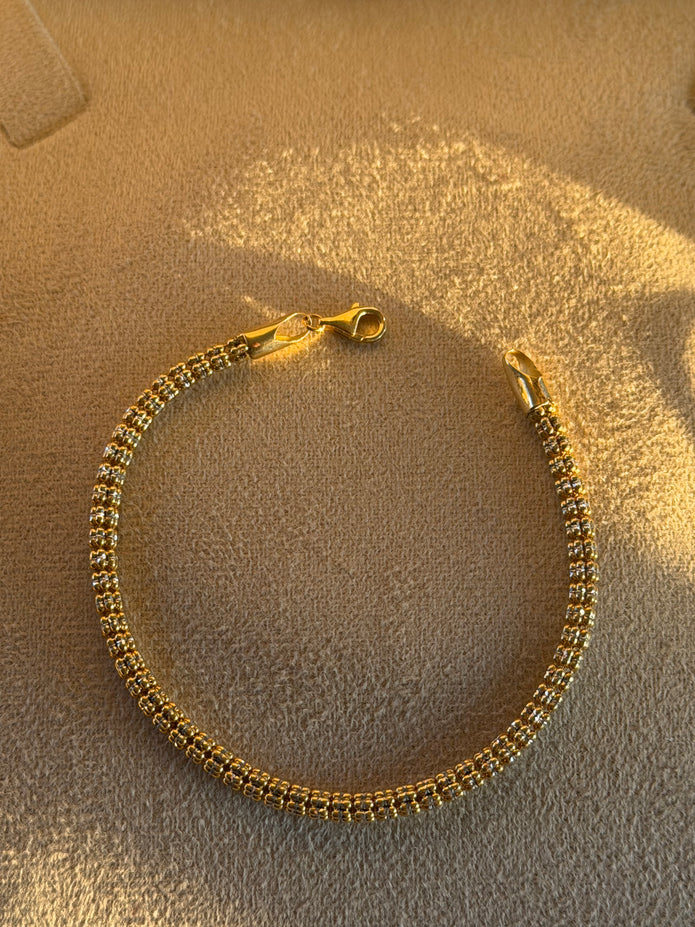 18K Gold Moon Ice Bracelet