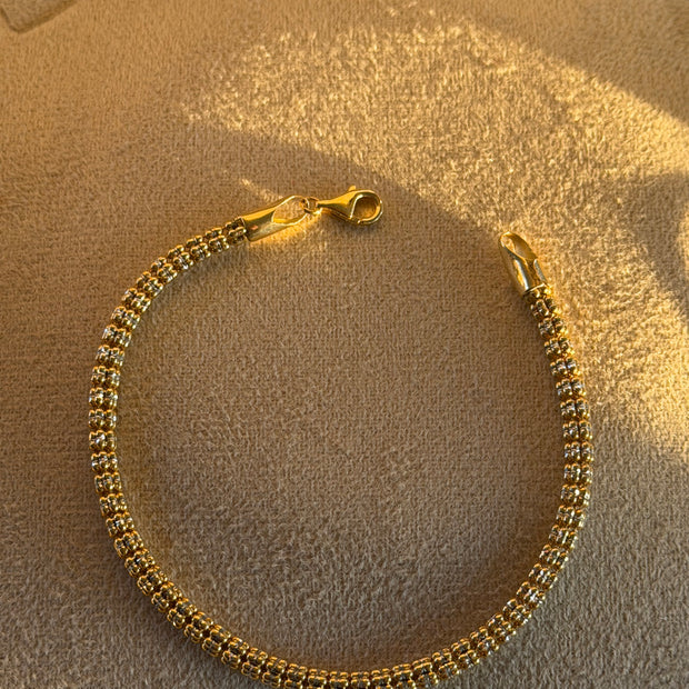 18K Gold Moon Ice Bracelet