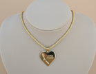 18K Gold Lošinj Heart Pendant & Necklace Set | Bellamare Jewelry