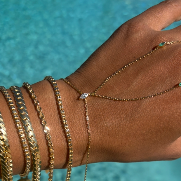 18K Gold 6.5mm Miami Cuban Bracelet