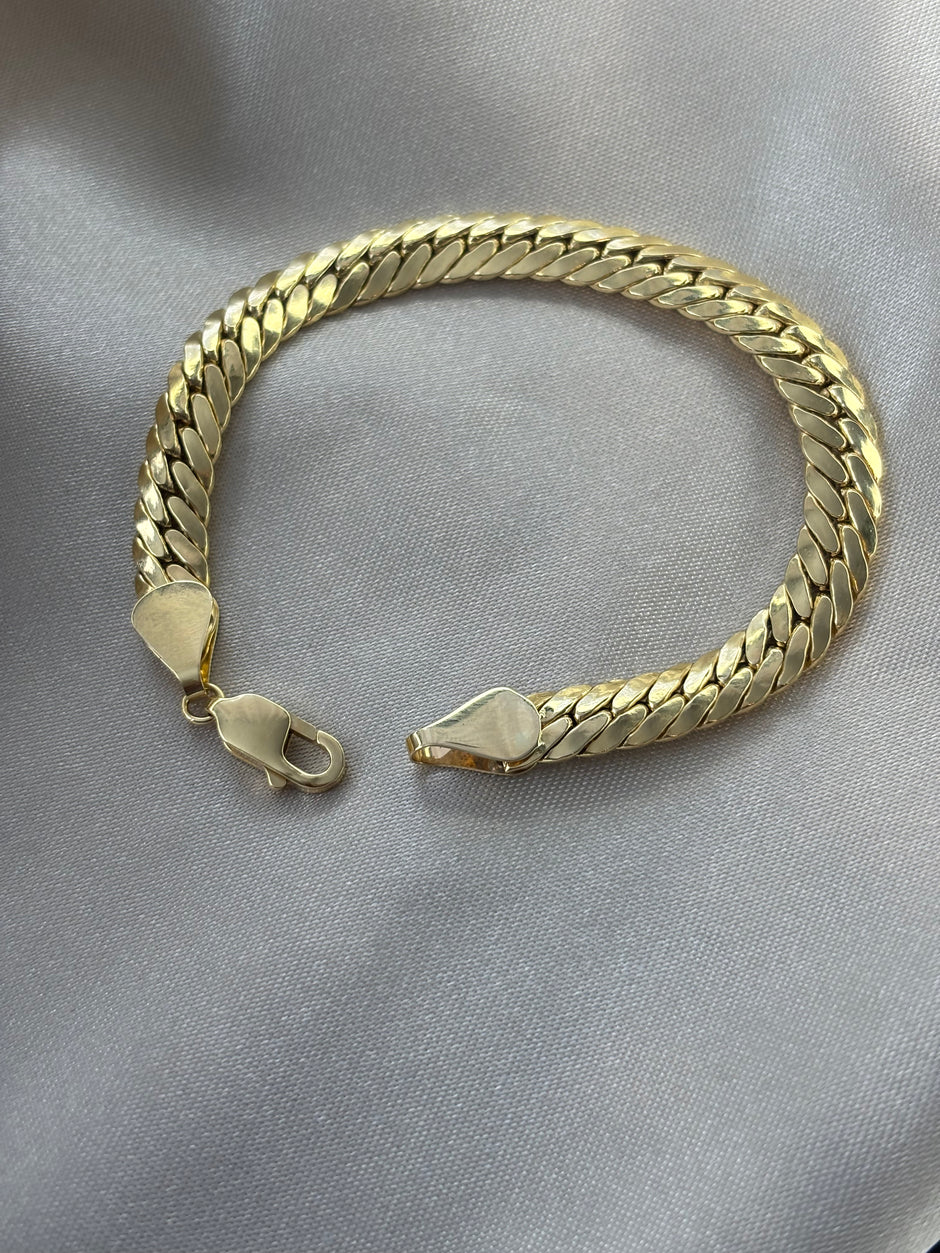 18K Gold 6.5mm Miami Cuban Bracelet | Bellamare Jewelry