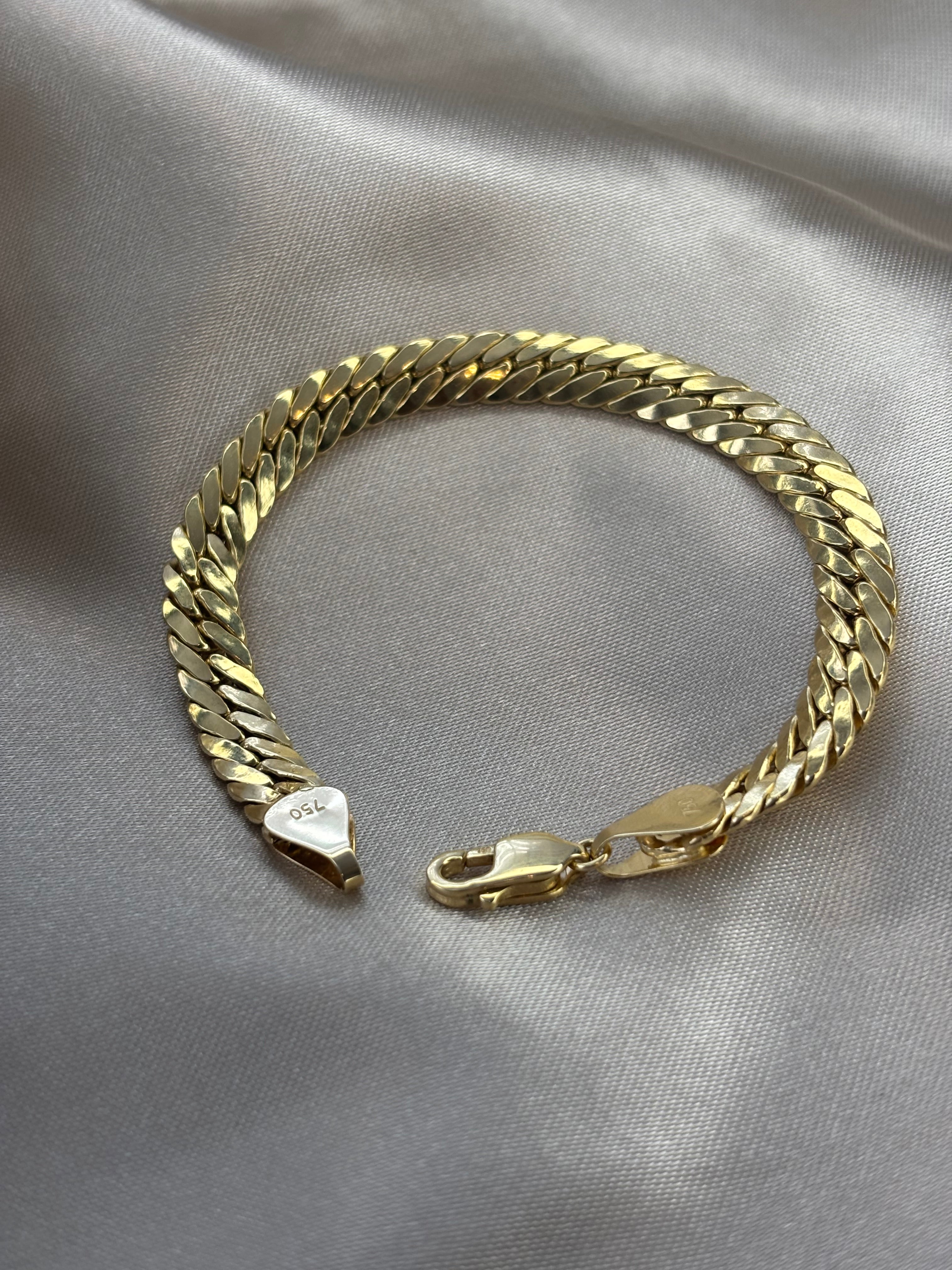 18K Gold 6.5mm Miami Cuban Bracelet | Bellamare Jewelry