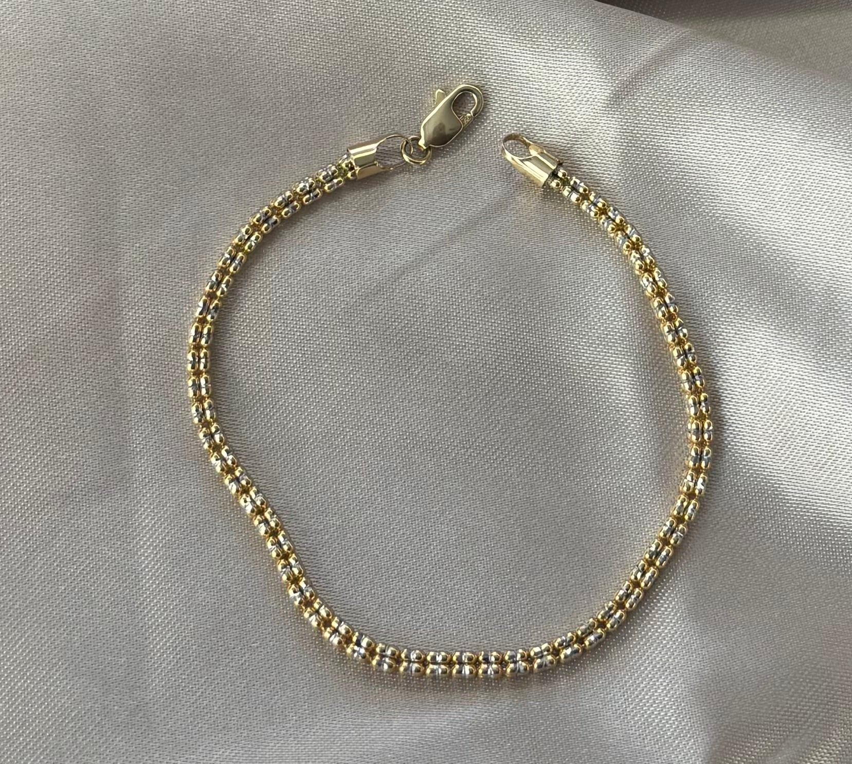 18K Gold Moon Ice Bracelet | Bellamare Jewelry