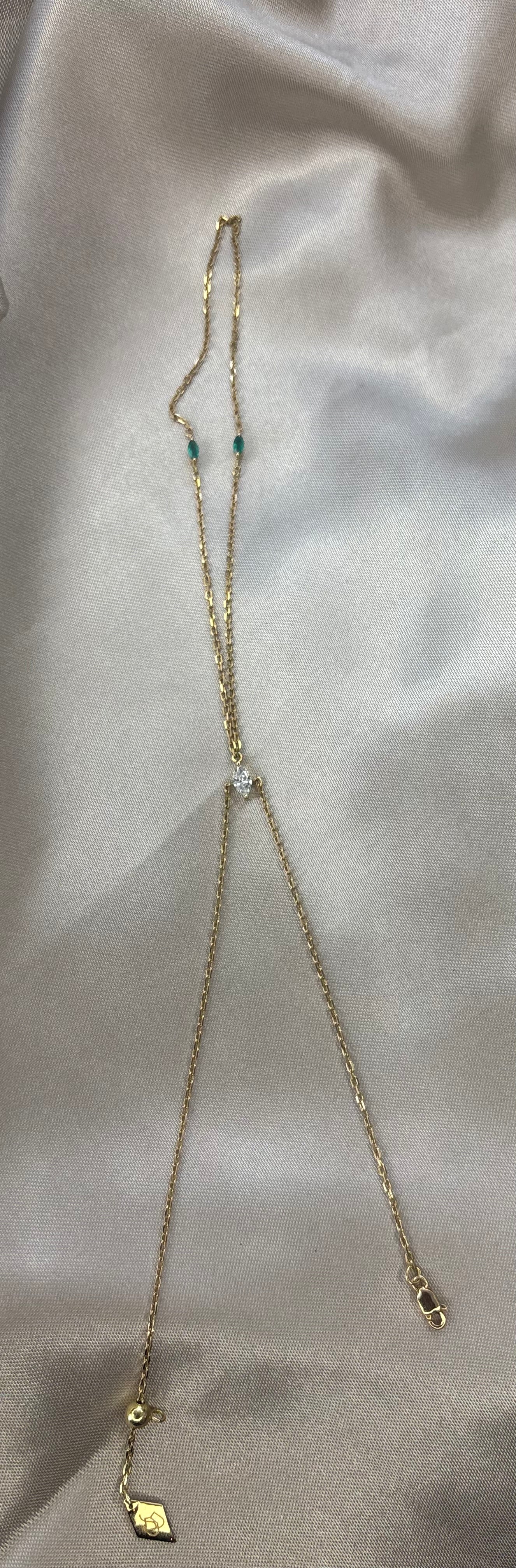 18K Gold La Mer Beach Hand Chain | Bellamare Jewelry