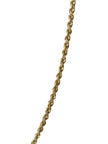 18K Gold Rope 21.5in Necklace | Bellamare Jewelry