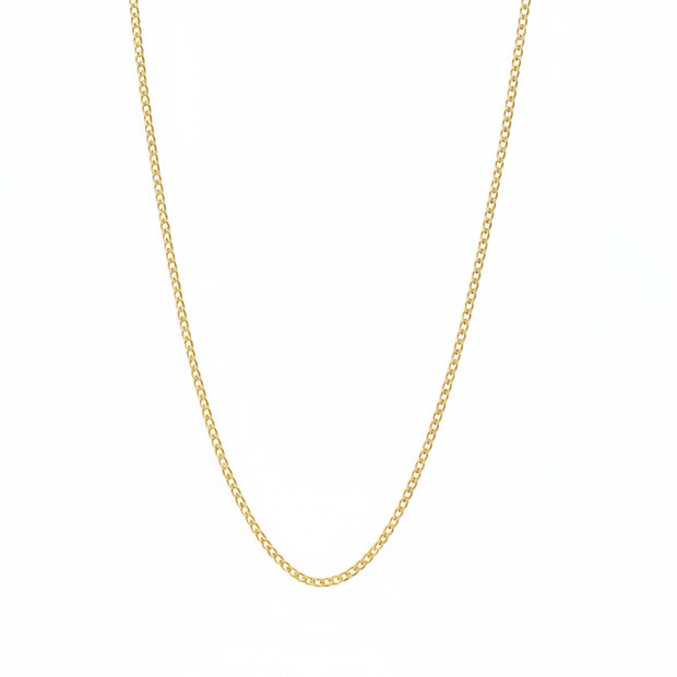 18K Gold Cable 19.5in Necklace | Bellamare Jewelry