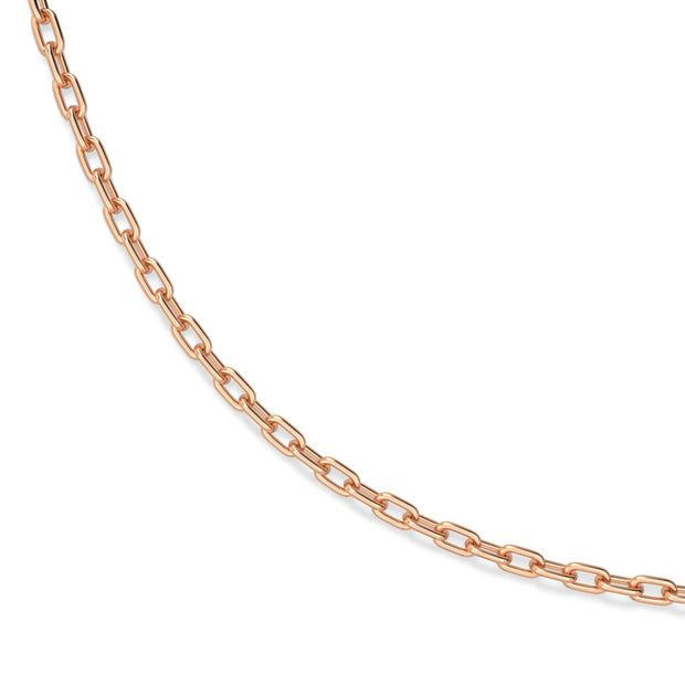 Isabella Paperclip Chain 18K Gold Necklace | Bellamare Jewelry