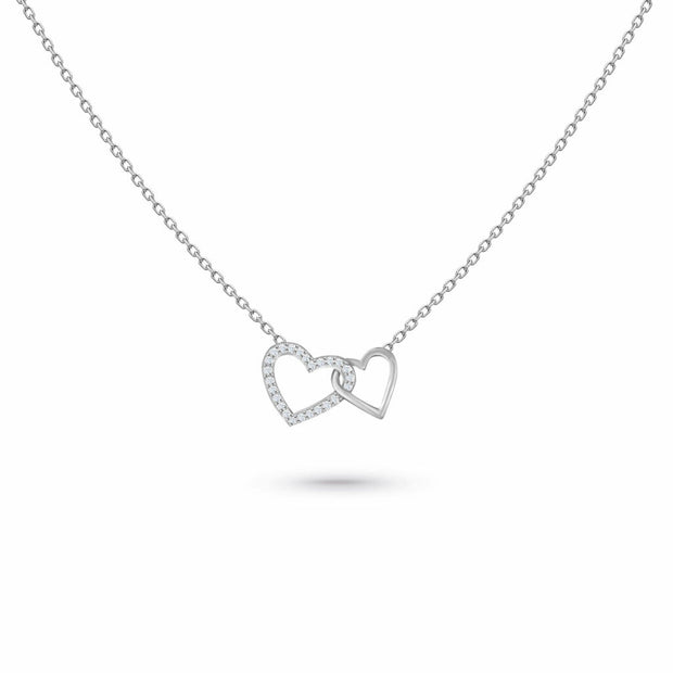 18K Gold Love Lake Diamond Baby Necklace| Bellamare Jewelry
