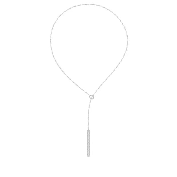 18K Gold Y-Chain Drop Necklace | Bellamare Jewelry