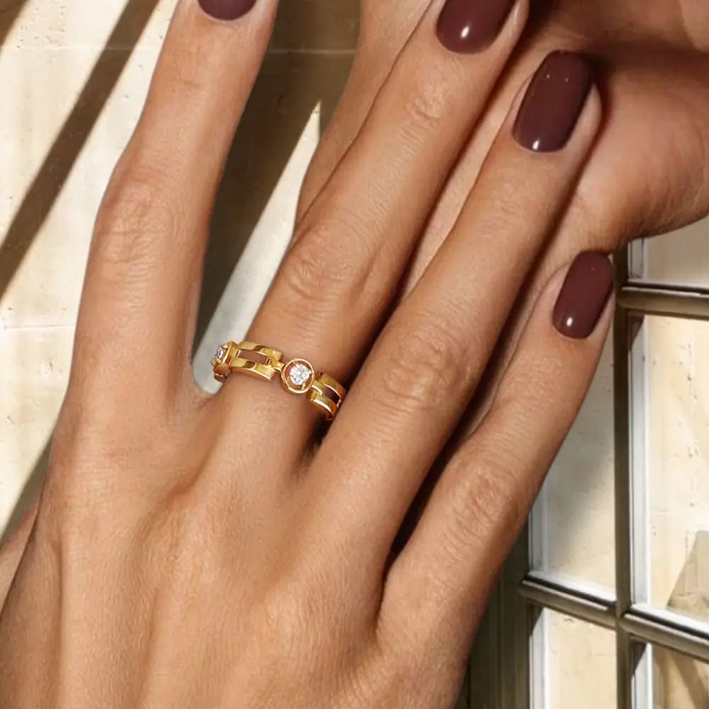 18K Mare Luxe Diamond Ring | Bellamare Jewelry