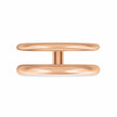 18K Double Band Ring | Bellamare Jewelry