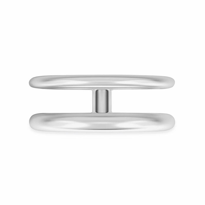 18K Double Band Ring | Bellamare Jewelry