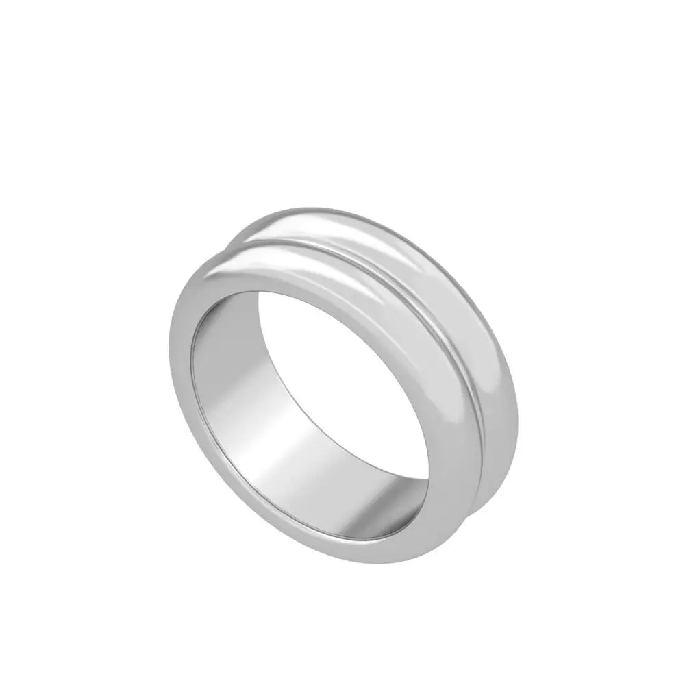 18K Double Dome Ring | Bellamare Jewelry