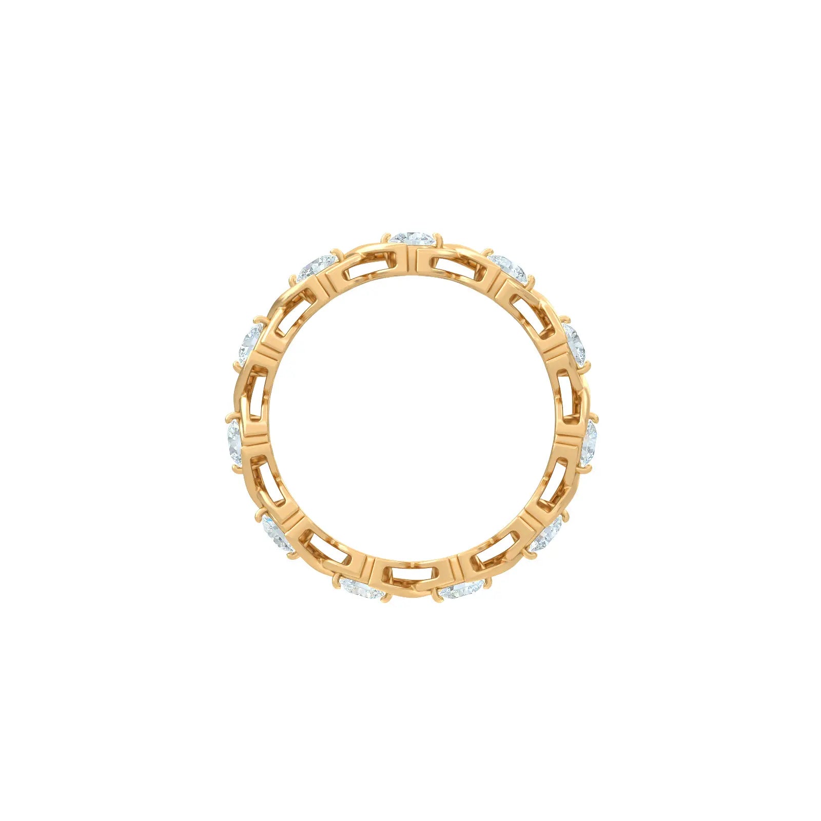 18K Ana Eternity Diamond Ring | Bellamare Jewelry