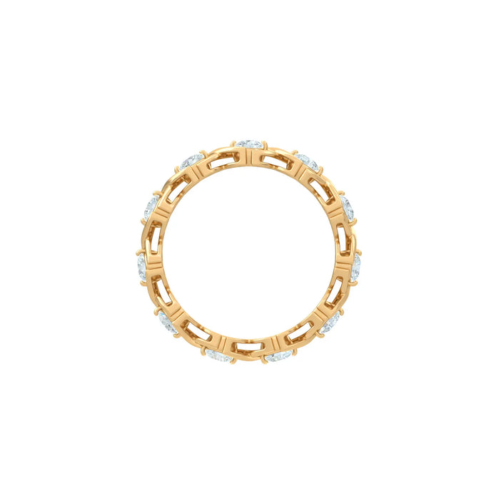 18K Ana Eternity Diamond Ring | Bellamare Jewelry