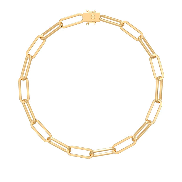 18K Gold Clip d’Oro Bracelet | Bellamare Jewelry