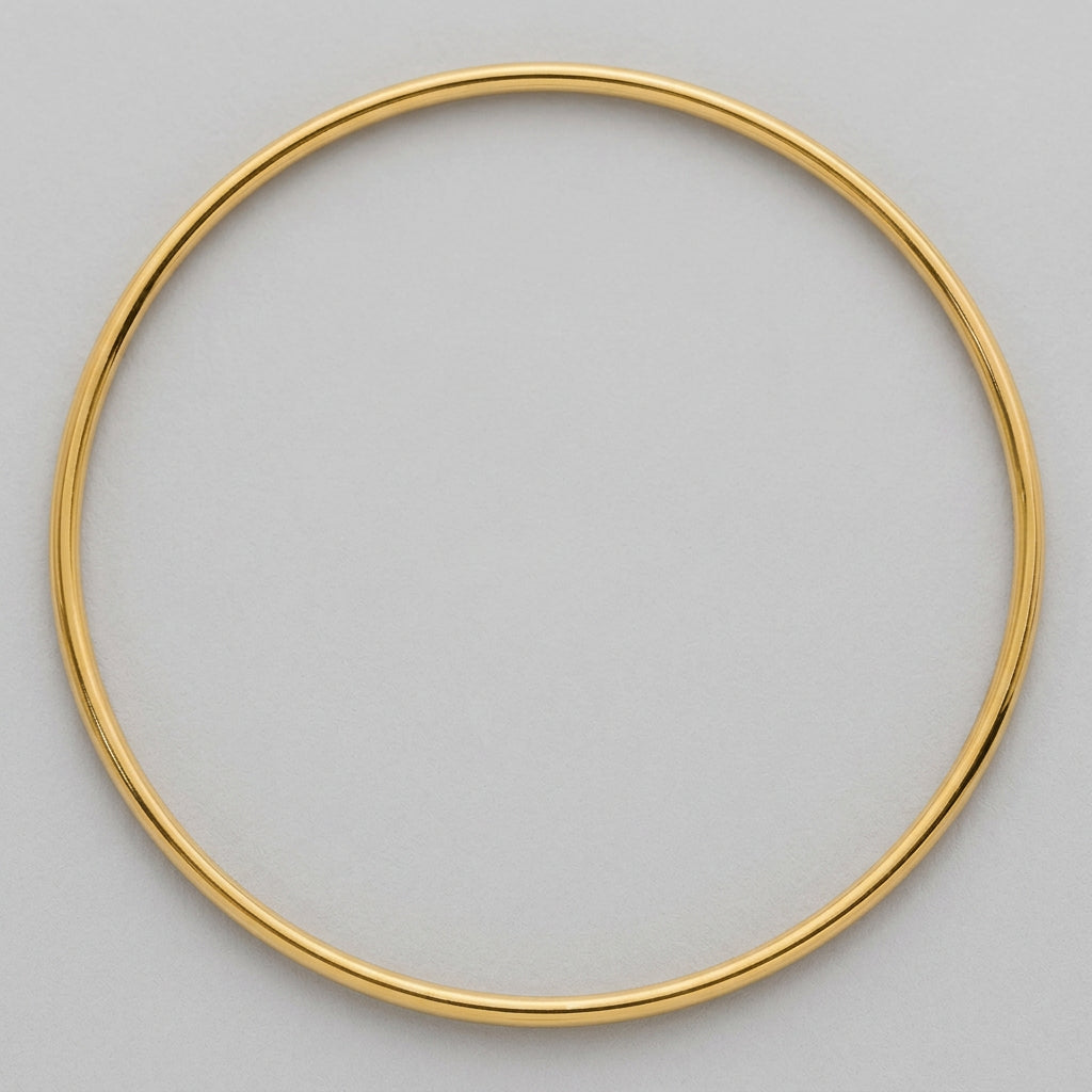18K Gold Bella Bangle 2mm