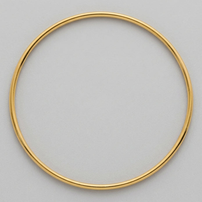 18K Gold Bella Bangle 2mm