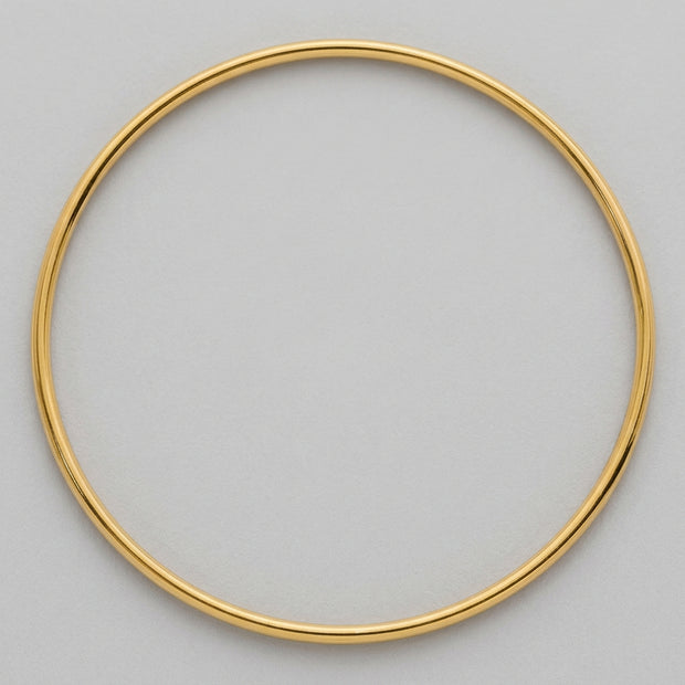 18K Gold Bella Bangle 2mm