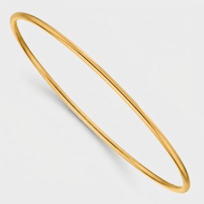 18K Gold Bella Bangle 2mm