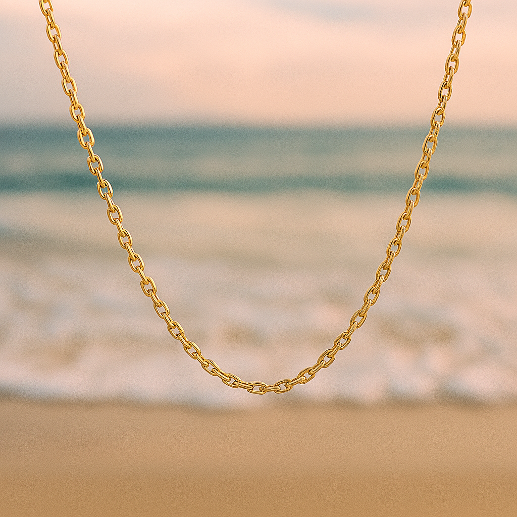 18K Gold Cavo d’Oro Necklace| Bellamare Jewelry