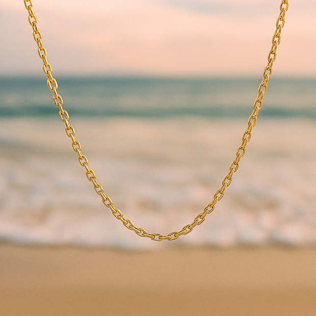 18K Gold Cavo d’Oro Necklace| Bellamare Jewelry