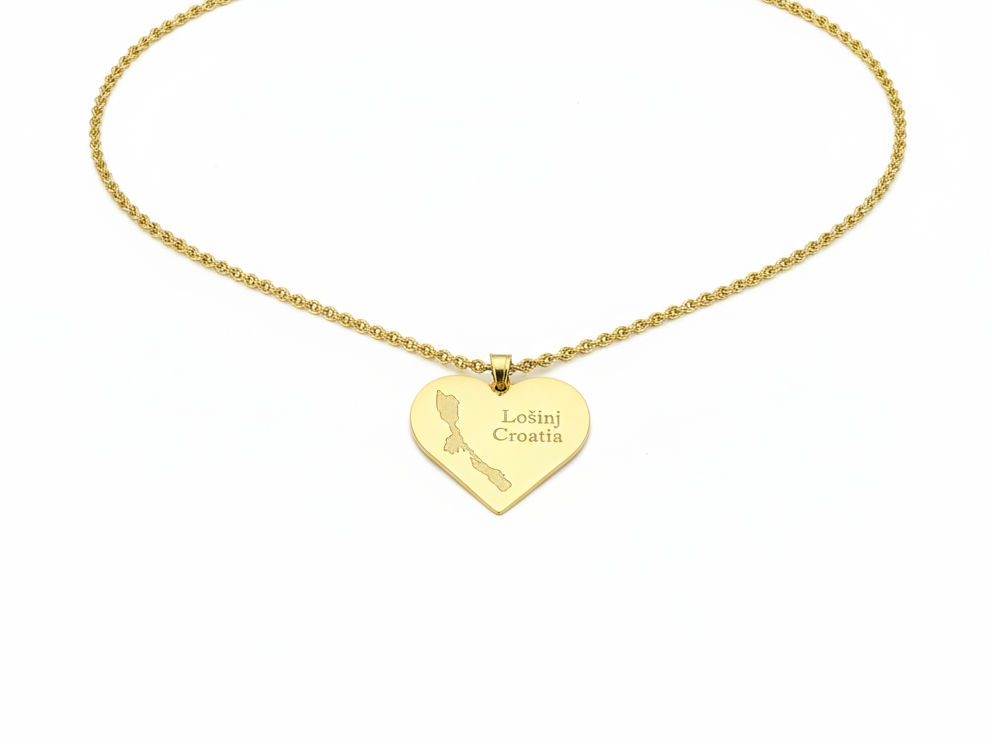 Croatia necklace with thicker clasp