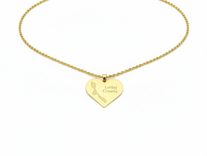 Croatia necklace with thicker clasp