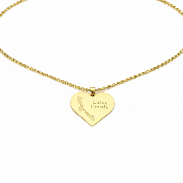 Croatia necklace with thicker clasp