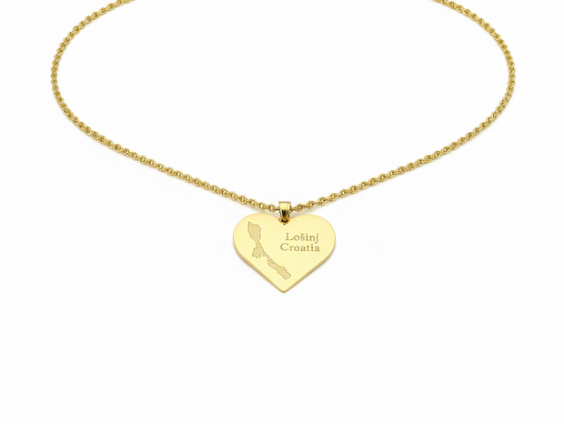 Croatia necklace with thicker clasp